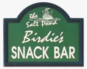 Birdies Snack Bar Sign