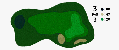 Hole 3 Golf Course Map