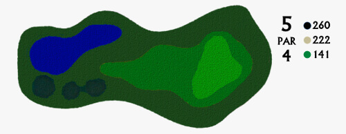 Hole 5 Golf Course Map