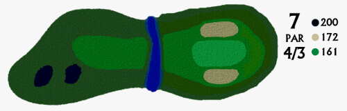 Hole 7 Golf Course Map