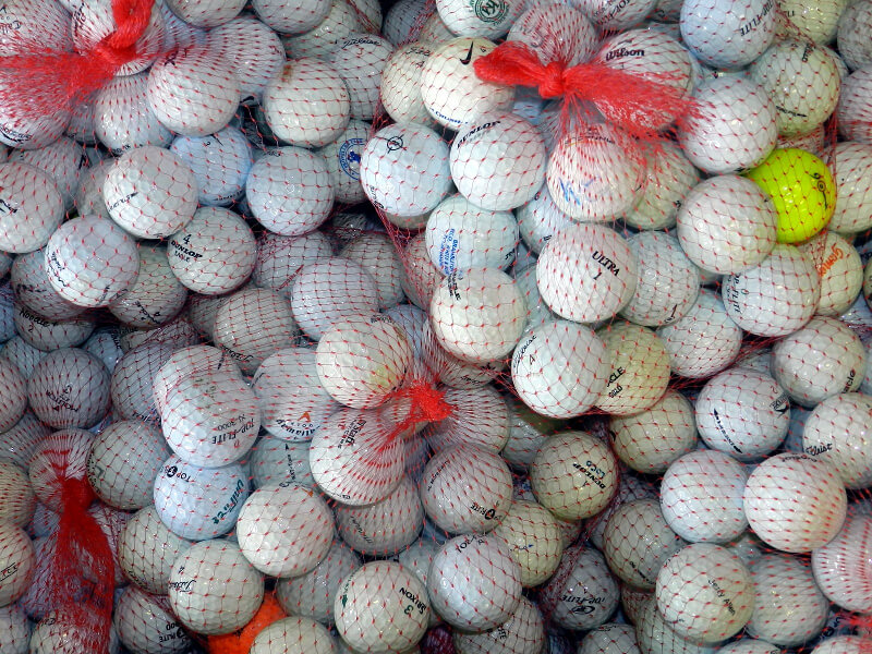 Many Golf Balls